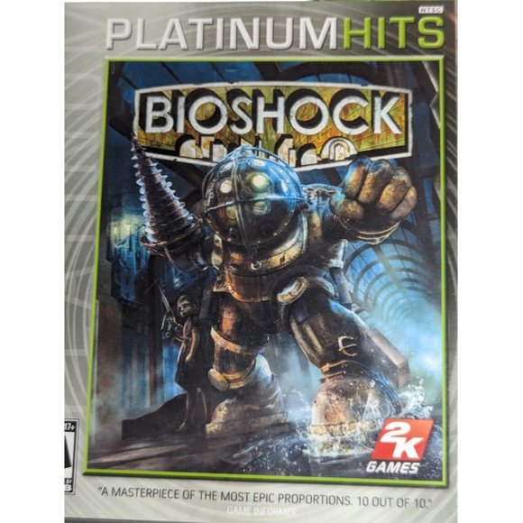 Bioshock Xbox 360 2000s Vid Game Platinum Hits Edition 2007 2K Games New Sealed - Picture 4 of 14